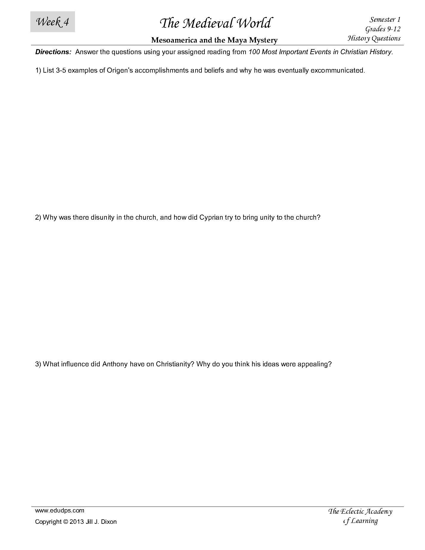 5 Week 4 Medieval High School History Semester 1_Page4