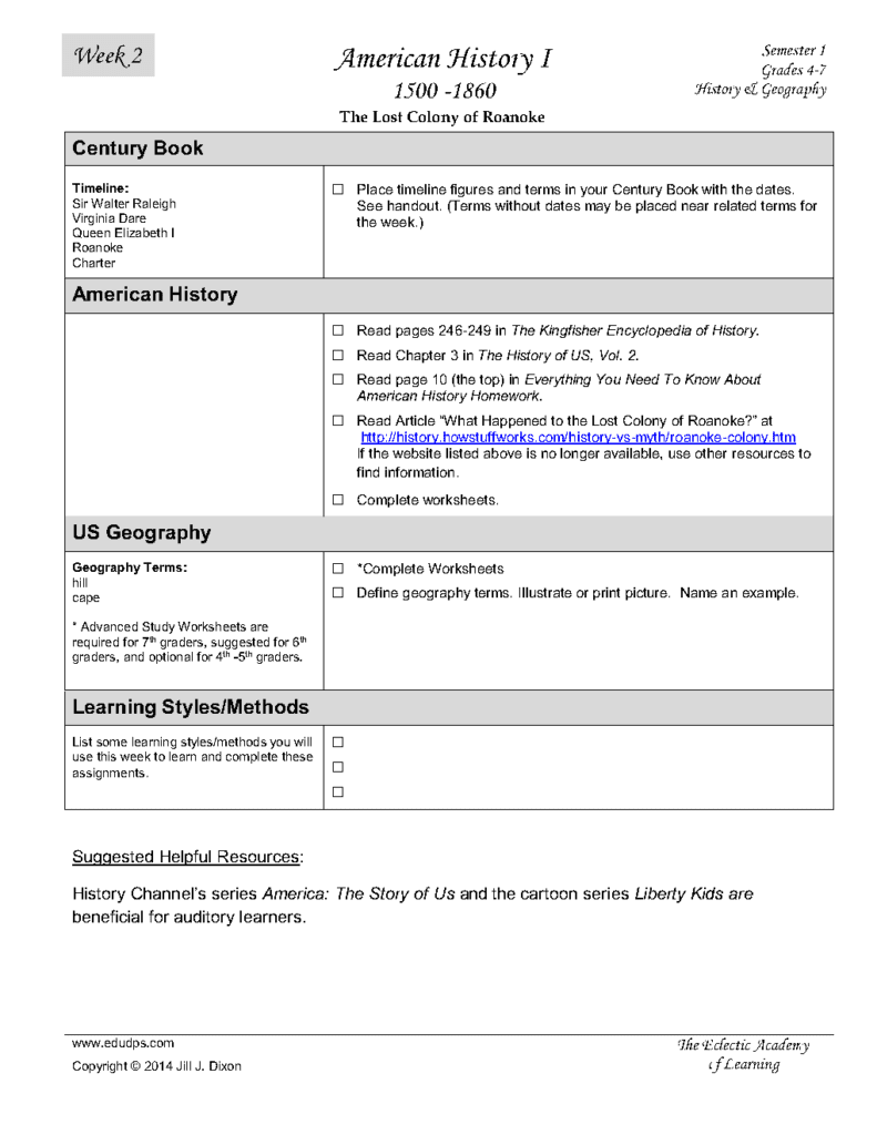 Job #3 American 1 Middle Grades History Week 2 plus bio terms Semester 1_Page8