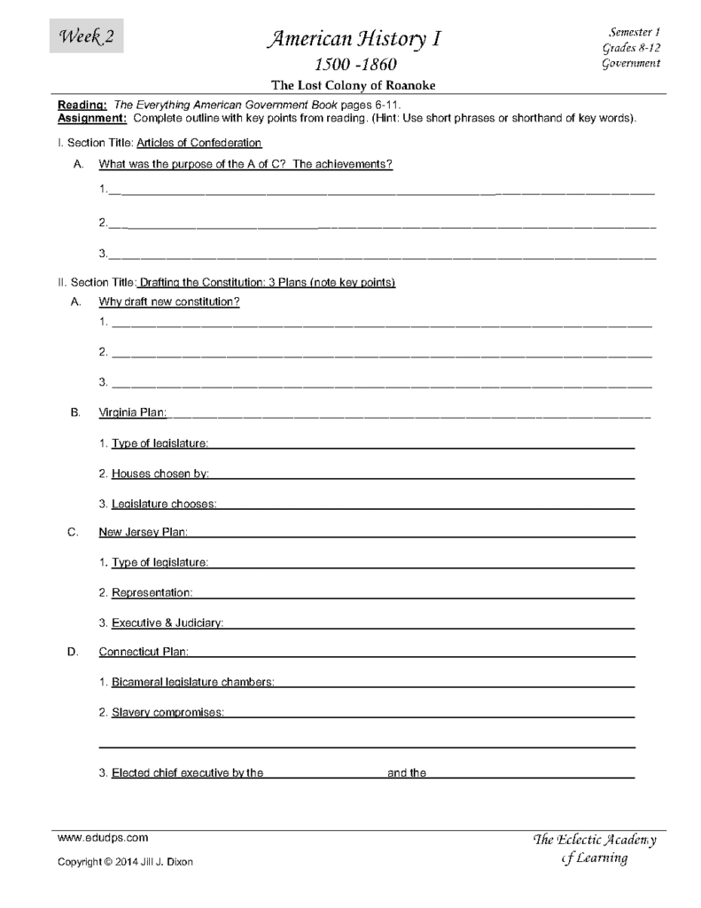 Job #5 American 1 High School History Week 2 Semester 1_Page6